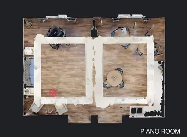 Piano Room Floor Plan